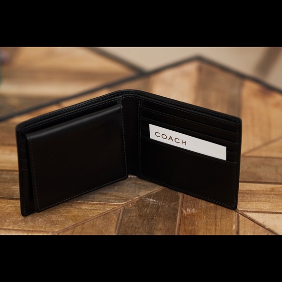 Men’s wallet Coach black NEW - Picture 5 of 11